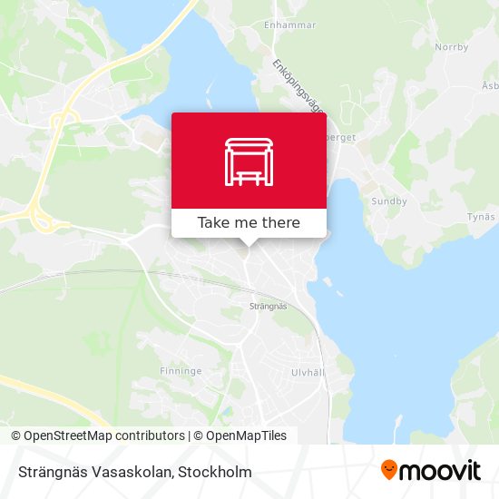 Strängnäs Vasaskolan map