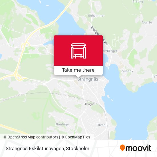 Strängnäs Eskilstunavägen map
