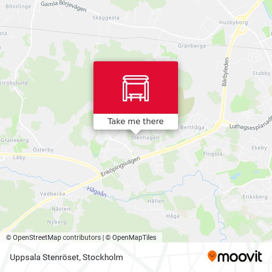 Uppsala Stenröset map