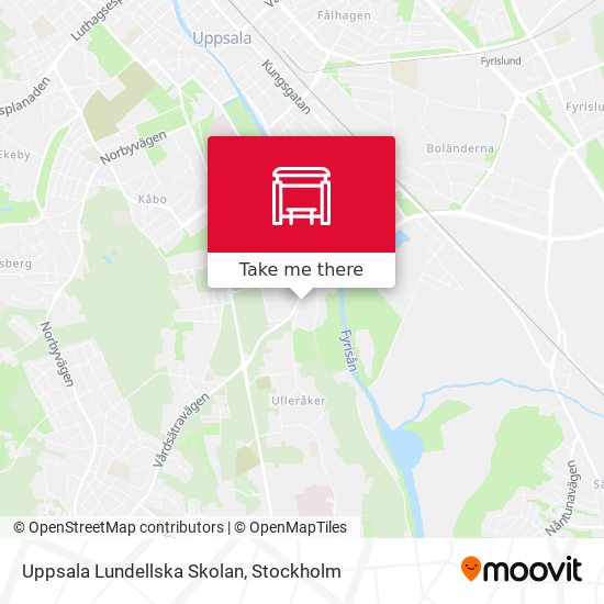 Uppsala Lundellska Skolan map