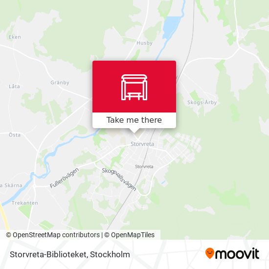 Storvreta-Biblioteket map