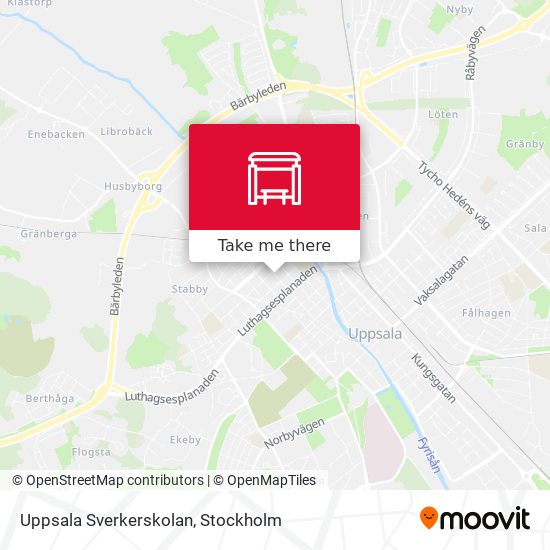 Uppsala Sverkerskolan map