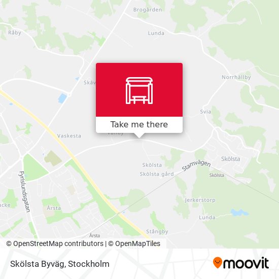 Skölsta Byväg map