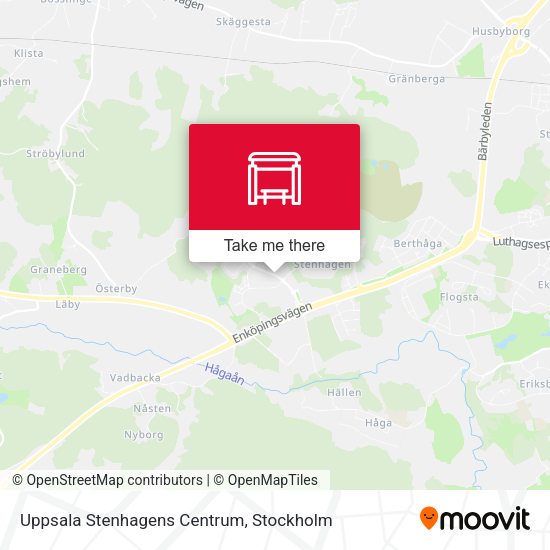 Uppsala Stenhagens Centrum map