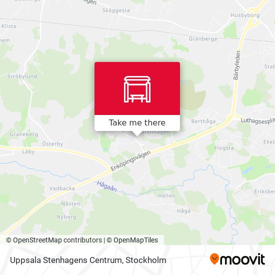 Uppsala Stenhagens Centrum map