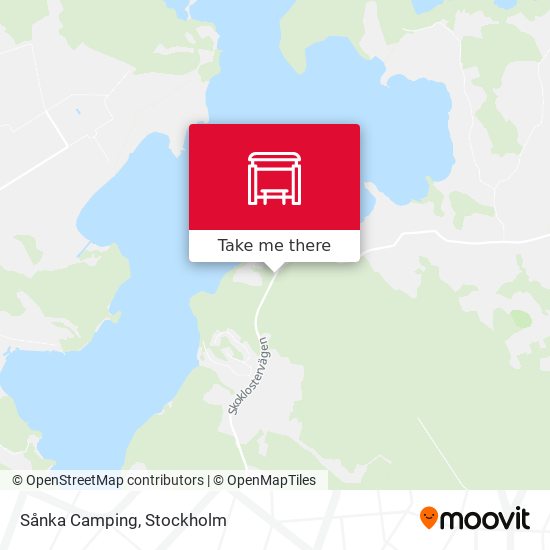 Sånka Camping map