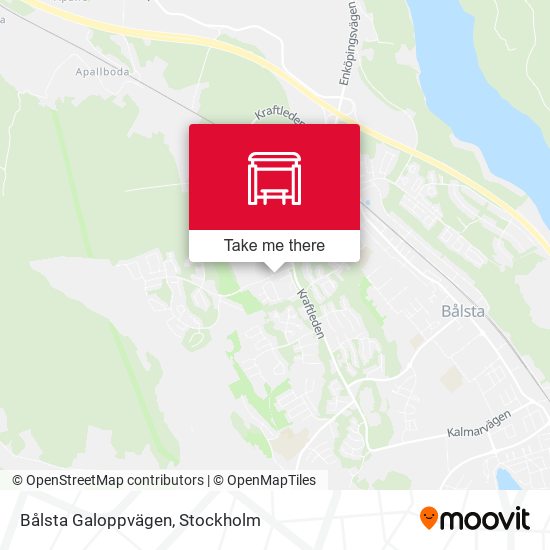 Bålsta Galoppvägen map