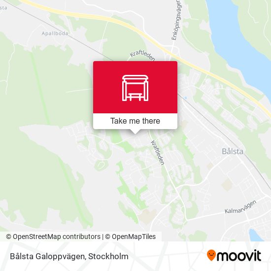Bålsta Galoppvägen map