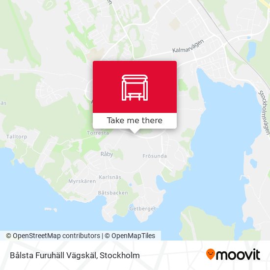 Bålsta Furuhäll Vägskäl map