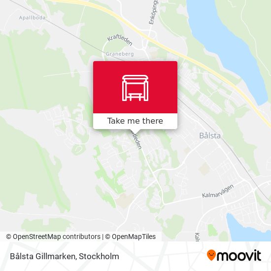 Bålsta Gillmarken map