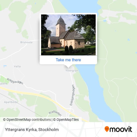 Yttergrans Kyrka map