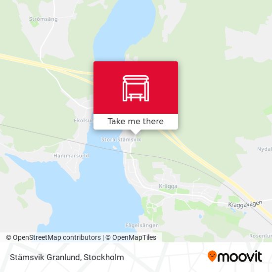 Stämsvik Granlund map