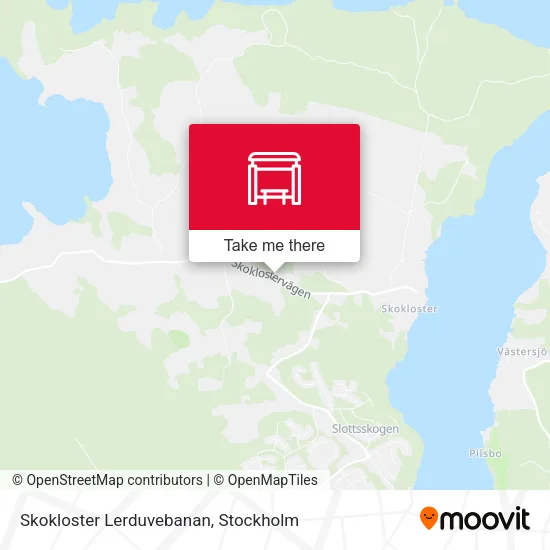 Skokloster Lerduvebanan map