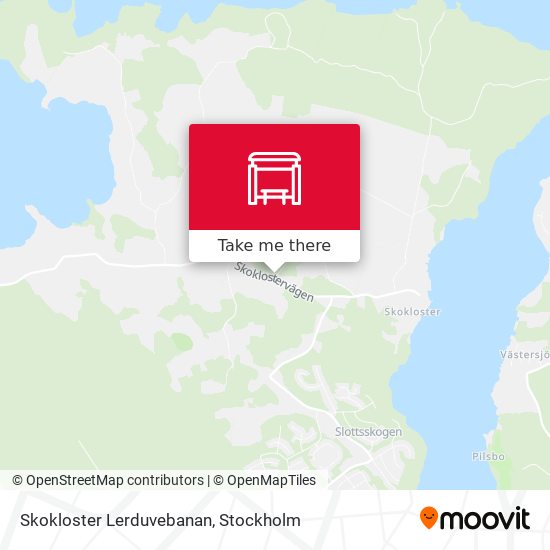 Skokloster Lerduvebanan map