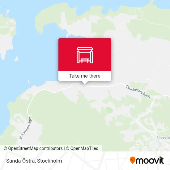 Sanda Östra map