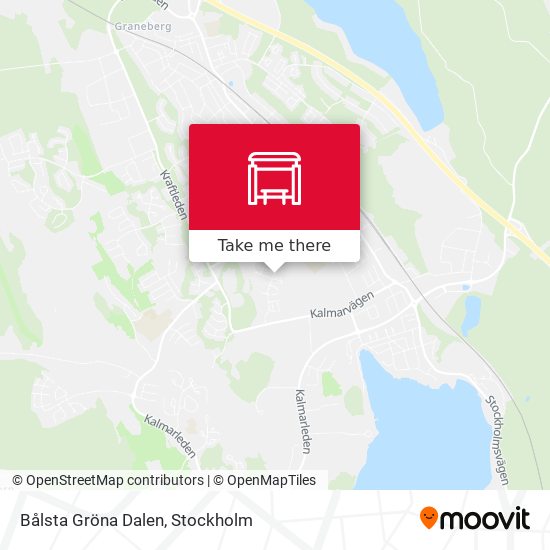 Bålsta Gröna Dalen map
