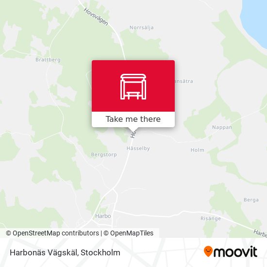 Harbonäs Vägskäl map