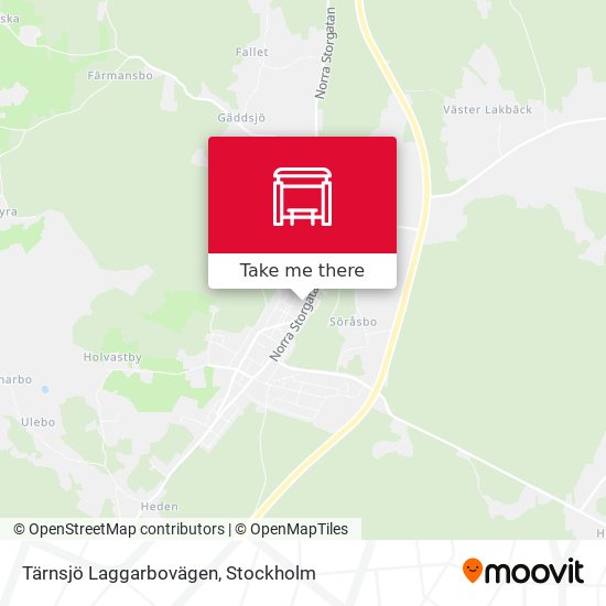 Tärnsjö Laggarbovägen map