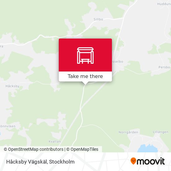 Håcksby Vägskäl map