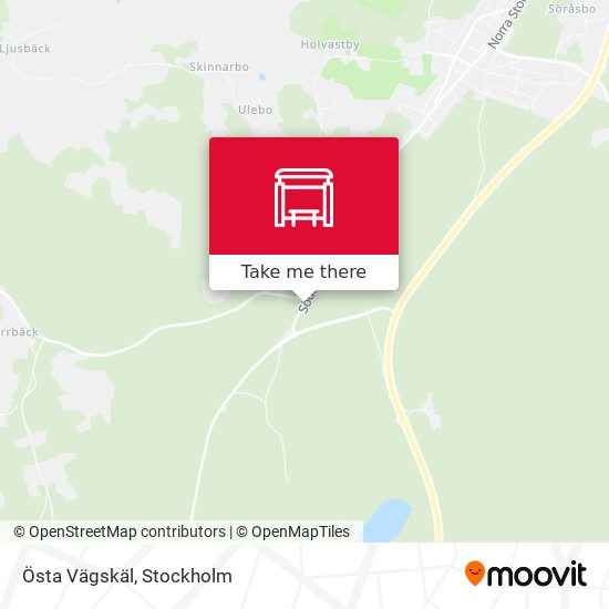 Östa Vägskäl map