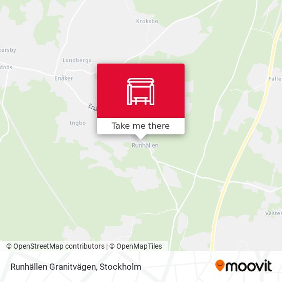 Runhällen Granitvägen map