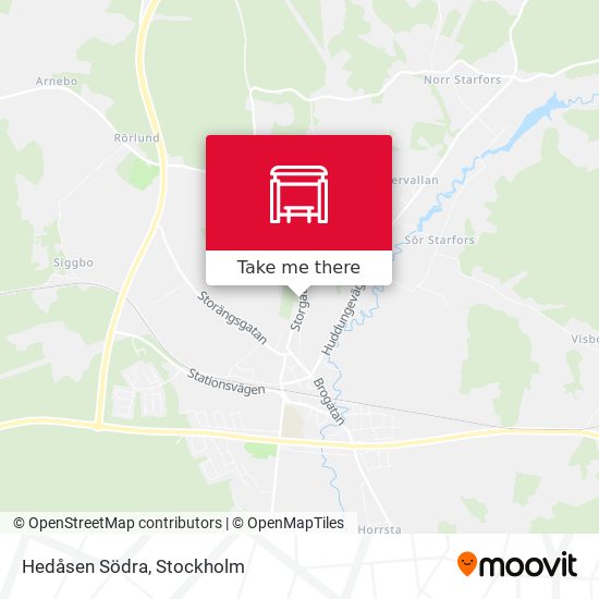 Hedåsen Södra map