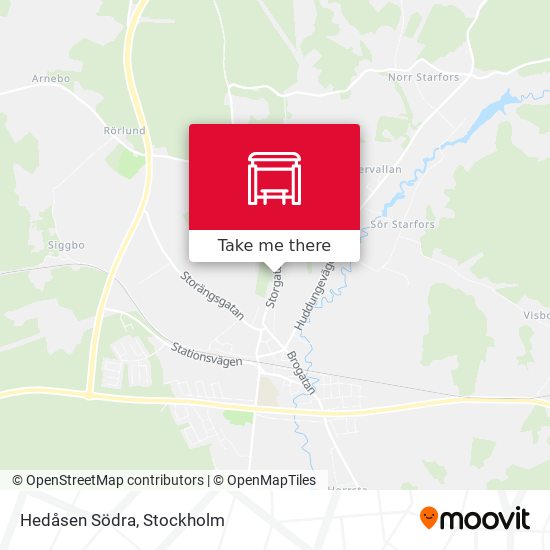 Hedåsen Södra map