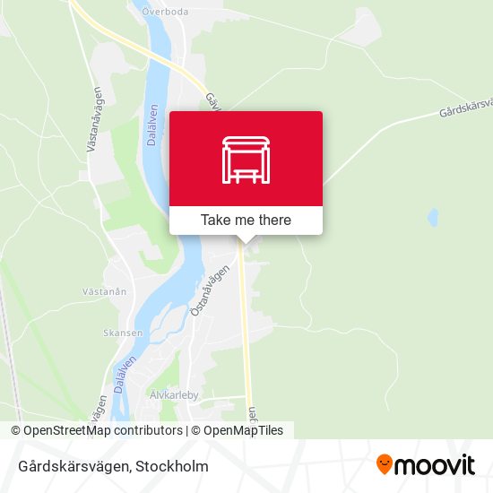 Gårdskärsvägen map