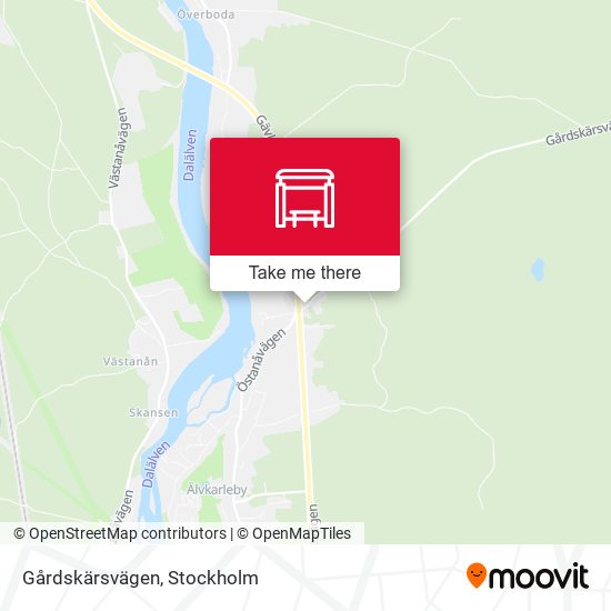 Gårdskärsvägen map