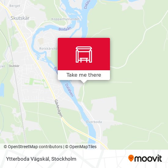 Ytterboda Vägskäl map