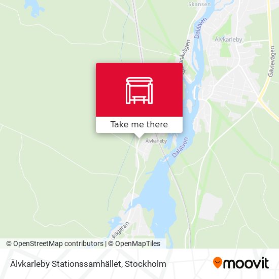 Älvkarleby Stationssamhället map