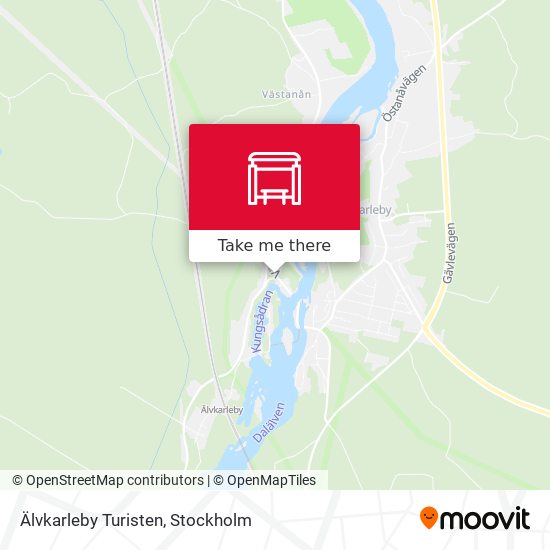 Älvkarleby Turisten map