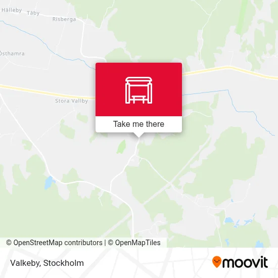 Valkeby map