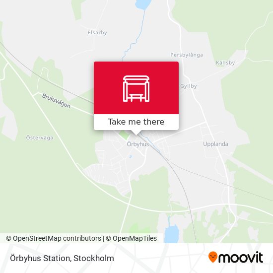 Örbyhus Station map