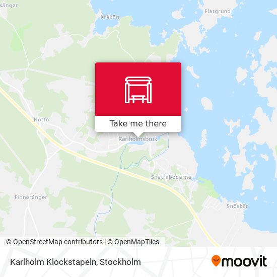 Karlholm Klockstapeln map