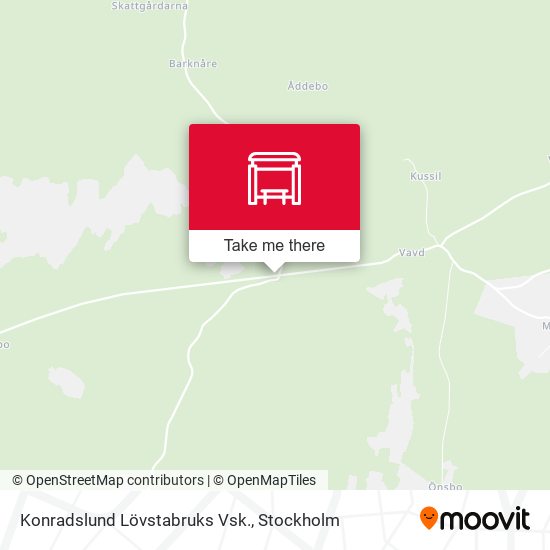 Konradslund Lövstabruks Vsk. map