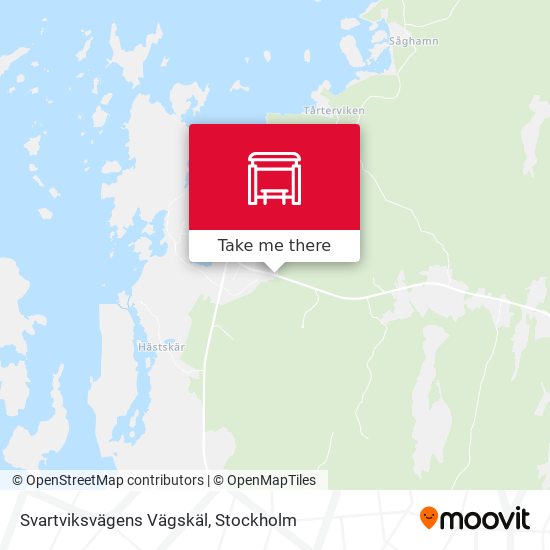 Svartviksvägens Vägskäl map