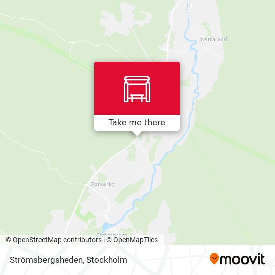 Strömsbergsheden map