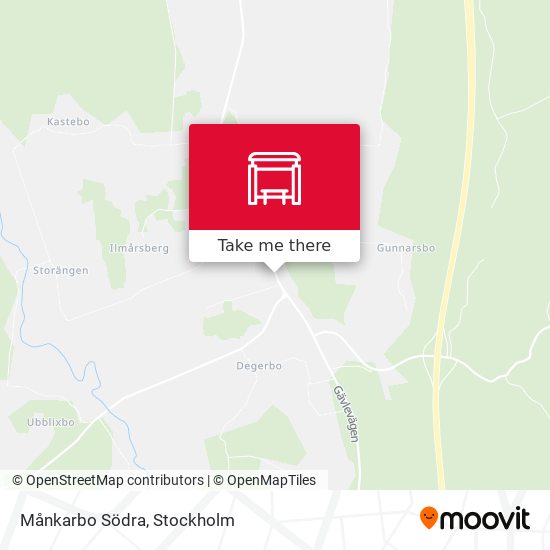 Månkarbo Södra map