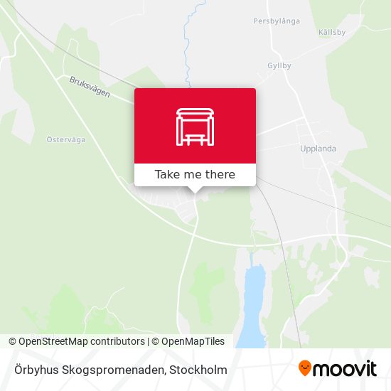 Örbyhus Skogspromenaden map