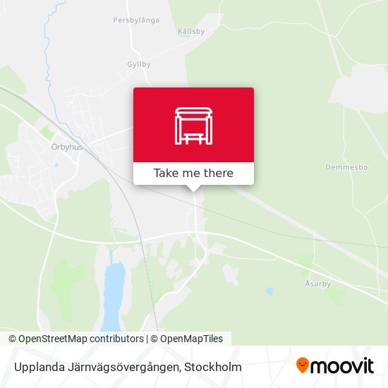 Upplanda Järnvägsövergången map