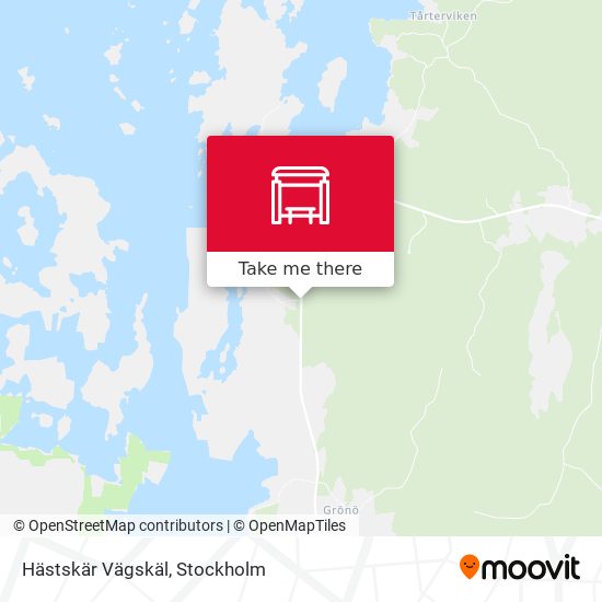 Hästskär Vägskäl map