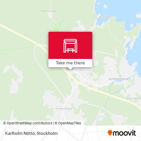 Karlholm Nöttö map