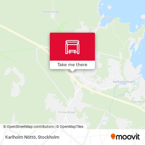 Karlholm Nöttö map