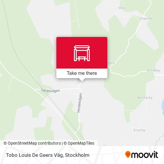 Tobo Louis De Geers Väg map