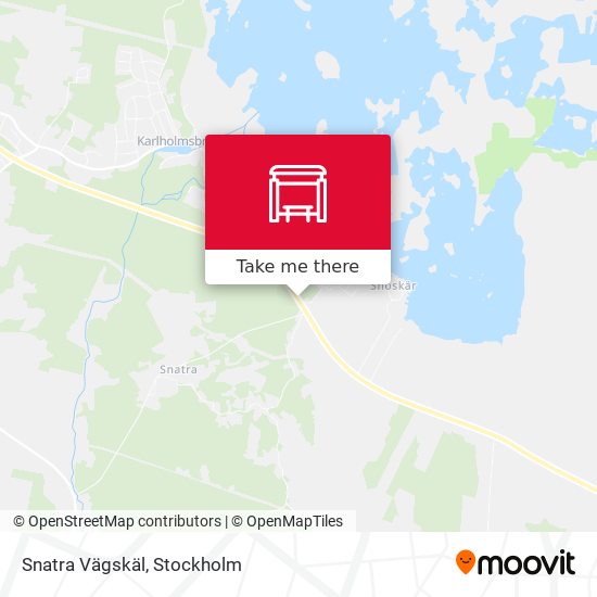 Snatra Vägskäl map