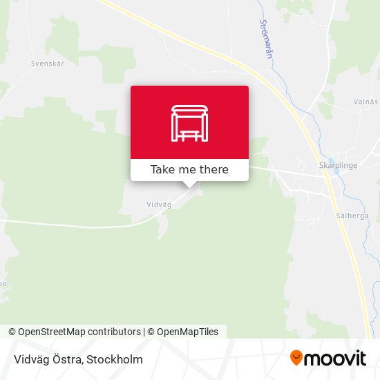 Vidväg Östra map