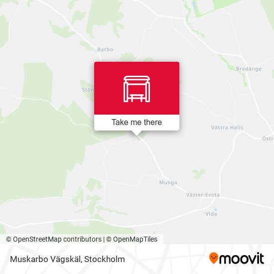 Muskarbo Vägskäl map