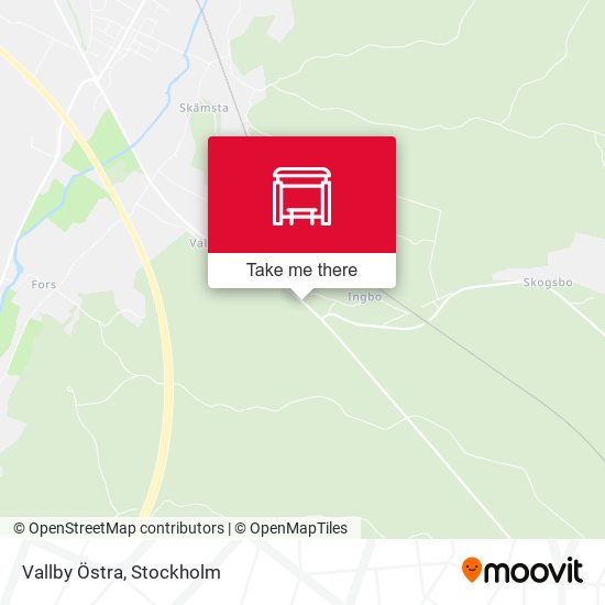 Vallby Östra map