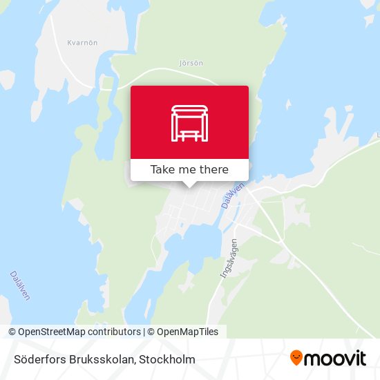 Söderfors Bruksskolan map